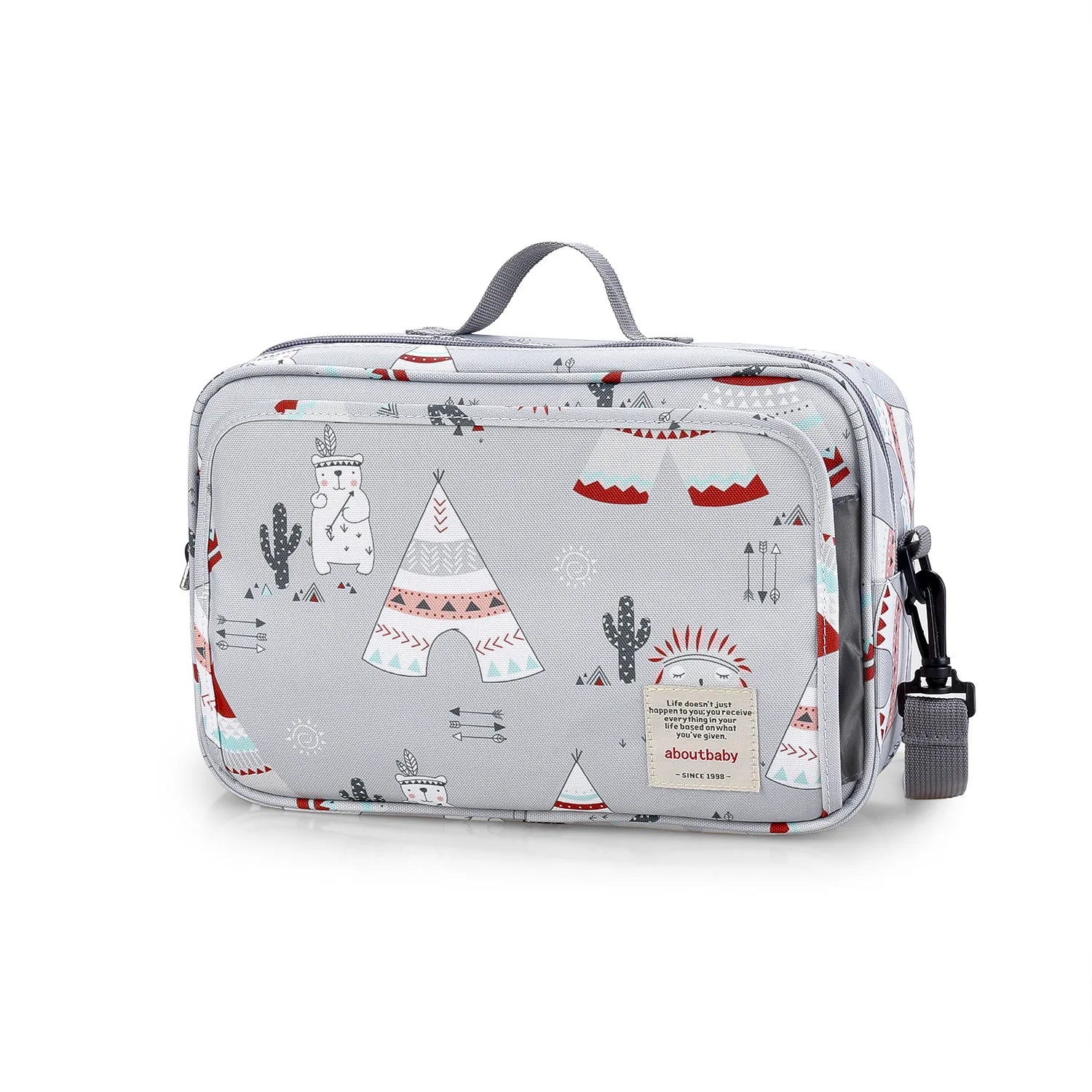 Waterproof Maternity Diaper Bag Wet/Dry Reusable Baby Mummy Wetbag Double Handle Stroller Organizer