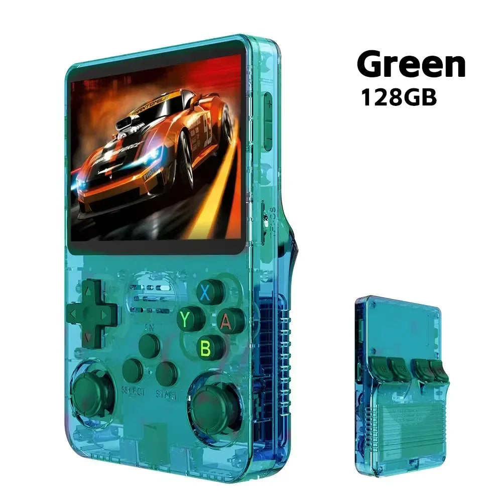 Retro Handheld Game Console 3.5-Inch (8.9 cm) IPS 640x480 — 3200mAh Portable Pocket Gamer with Dual Joysticks, Bluetooth & USB-C, 15,000+ Classic Games