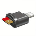 Lightning Micro SD Card Reader for iPhone & iPad OTG TF Adapter — Supports up to 512GB, FAT32/exFAT, iOS 13+