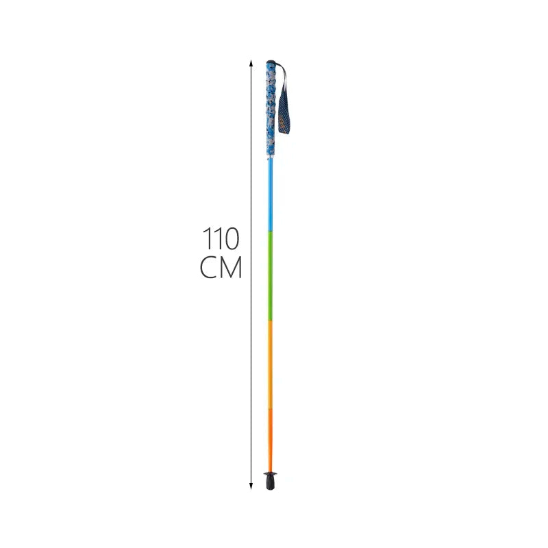 Ultra-Light Foldable Carbon Fiber Trekking Poles – Adjustable 110–130 cm (43–51 in) – 115–126 g Lightweight Hiking Walking Sticks