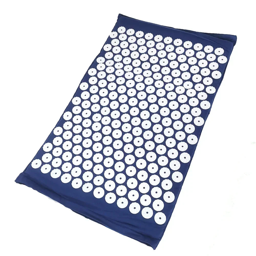 Acupressure Spike Mat & Pillow Set – 26 x 16 x 0.8 in (66 x 40 x 2 cm) Back & Neck Pain Relief Massage
