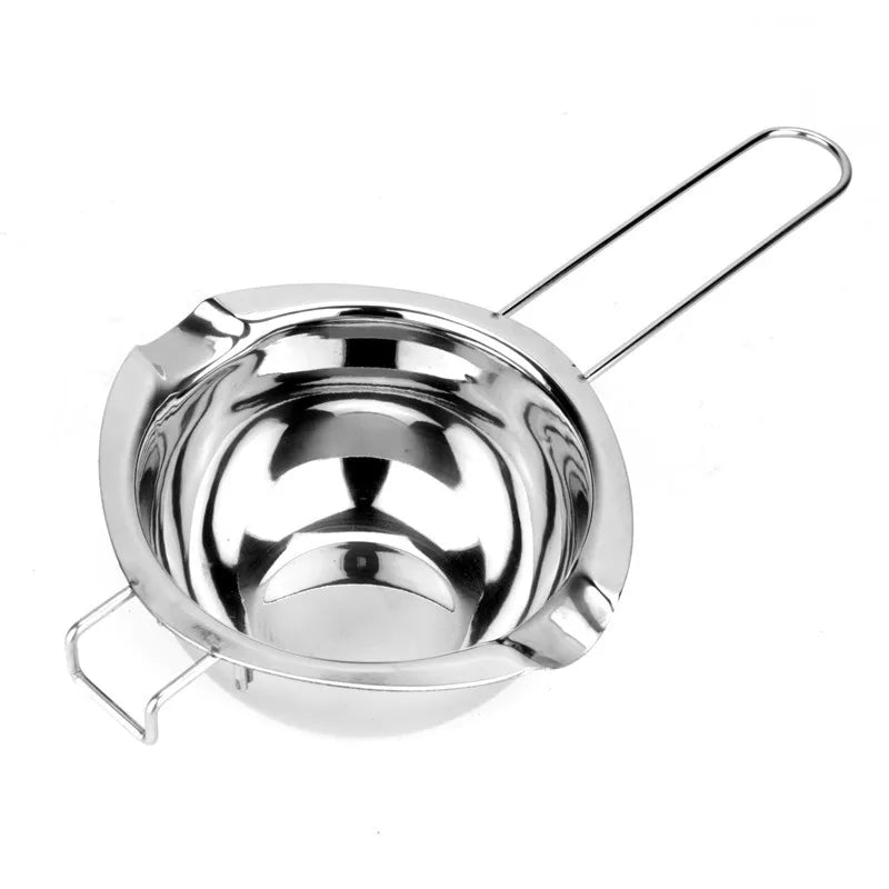 400/600ml Wax Melting Pot (13.5/20.3 fl oz) with Heat-Resistant Handle for Candle, Chocolate & Candy Melting