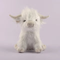 25cm (9.8in) Highland Cow Plush Toy Soft Stuffed Kawaii Animal for Kids Baby Gift Home Decor