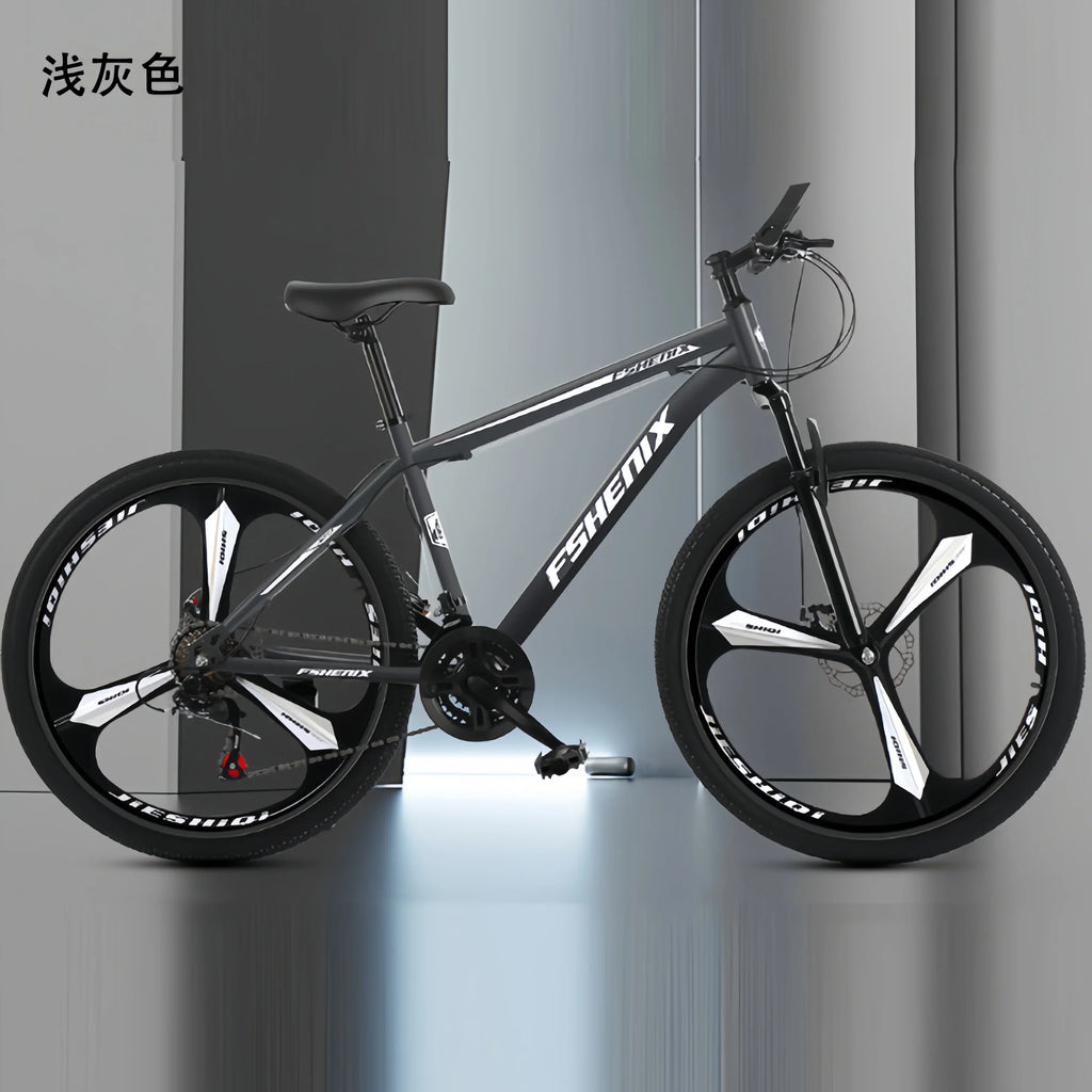 Wholesale Adult Mountain Bike 21-Speed — 24-inch (61 cm) & 26-inch (66 cm) Shock-Absorbing Off-Road Unisex Bicycle