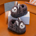Kids Winter Plush Slippers - Warm Faux Fur Cotton Shoes, Anti-Slip Indoor Slippers for Girls & Boys