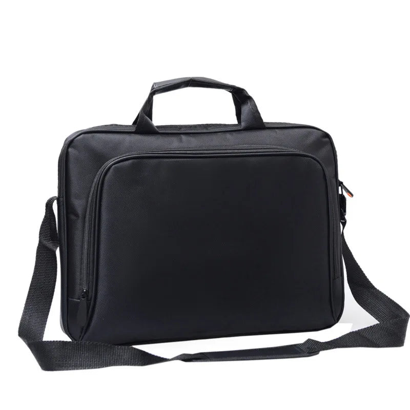 15.6-inch / 17-inch (41×30×7 cm / 45×34×7 cm) Nylon Laptop Briefcase – Large Capacity Handheld, Shoulder & Crossbody Messenger Bag