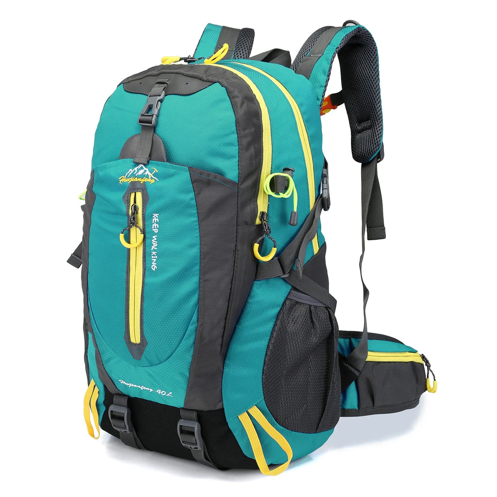 40L Water-Resistant Travel Backpack - Lightweight Hiking & Camping Daypack for Men and Women