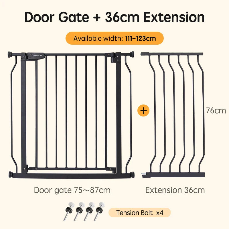Adjustable Baby Playpen & Safety Gate for Stairs — Child and Pet Security Door