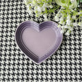 Heart-Shaped Ceramic Pet Bowl 12 cm (4.7 in) – Wide Anti-Vomiting Design for Small Cats & Dogs