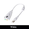 USB 7.1 External Sound Card – Virtual 7.1 Audio Adapter for PC Gaming, Plug-and-Play