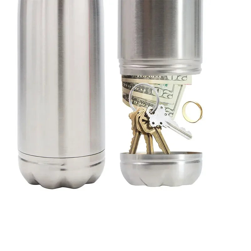 750ml (25.4 fl oz) Diversion Water Bottle with Hidden Stash Compartment - Portable Secret Container for Pills, Cash, Keys