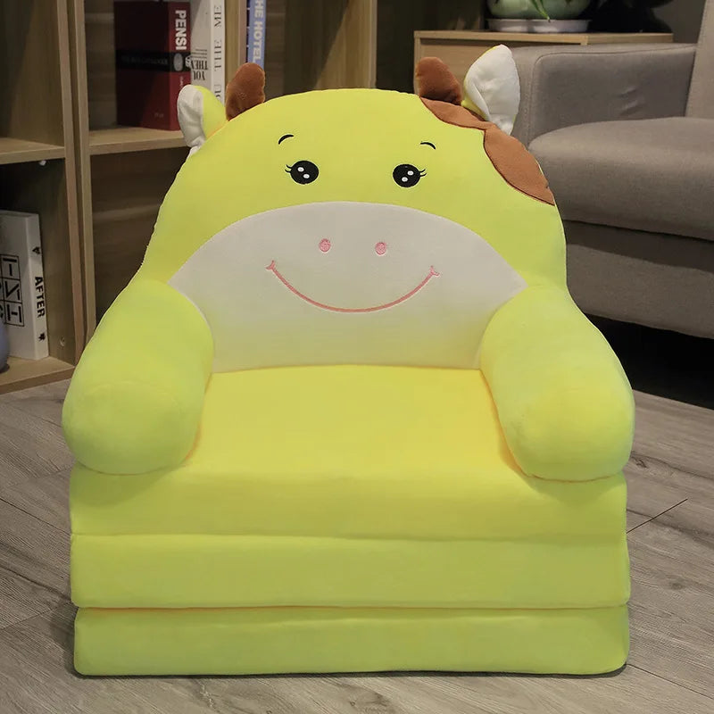 Children's Cartoon Folding Sofa Bed – Princess Toddler Convertible Chair