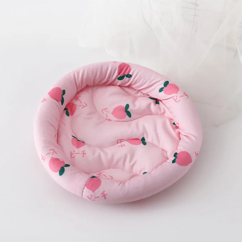 Plush Small Pet Nest Mat for Hamsters & Guinea Pigs - Polar Fleece Bed, S (5.5in/14cm) & L (8.1in/20.5cm)