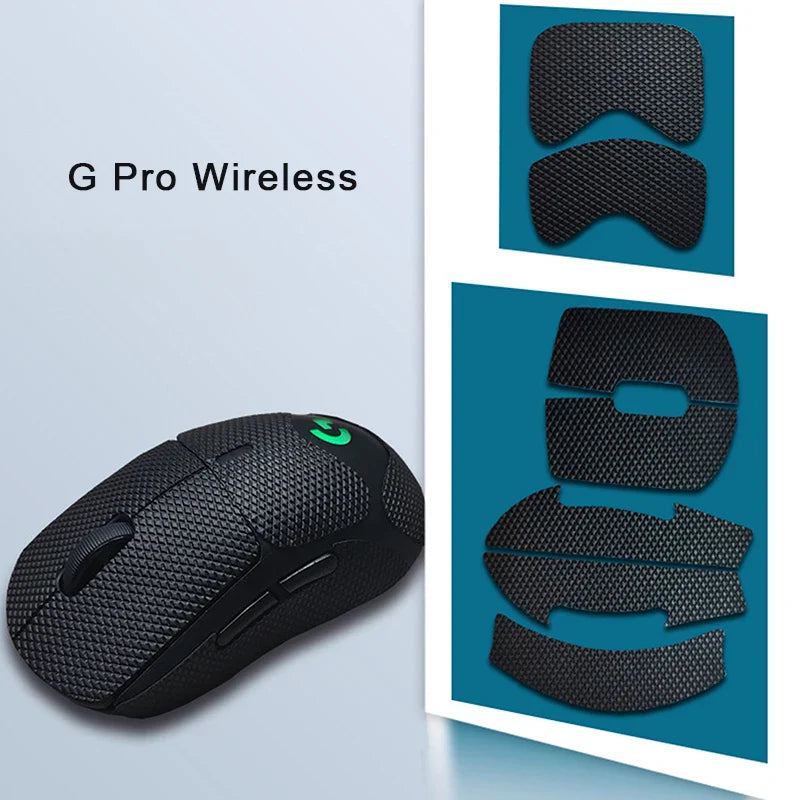 Anti-Slip Mouse Grip Tape — Ultra-Thin Sweat-Wicking Full-Body Skate Sticker for Wireless Gaming Mice