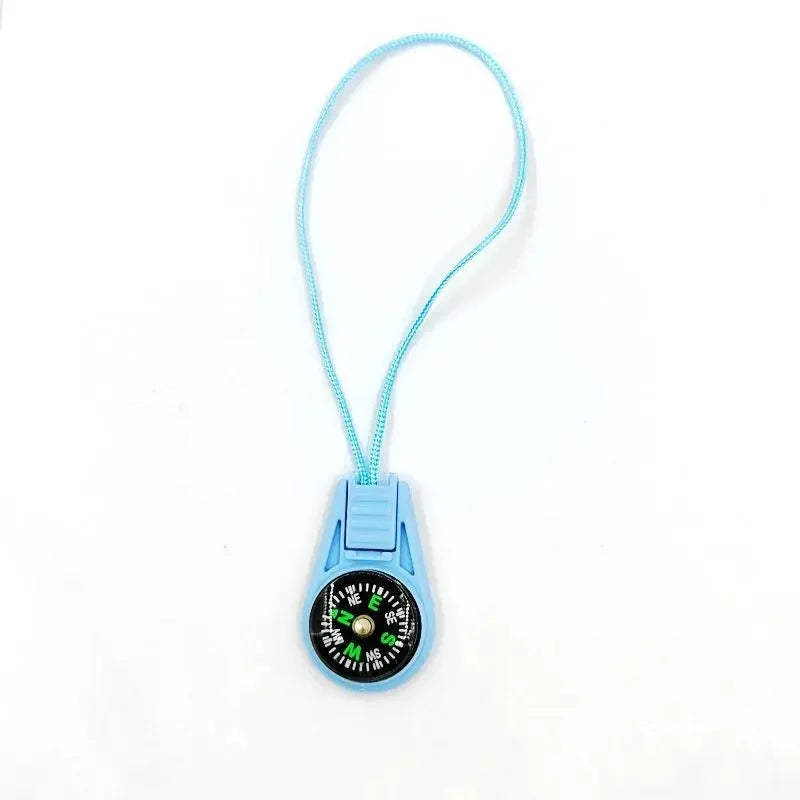 Mini Tactical Pocket Compass Keychain - Survival Compass for Camping, Hiking & Travel