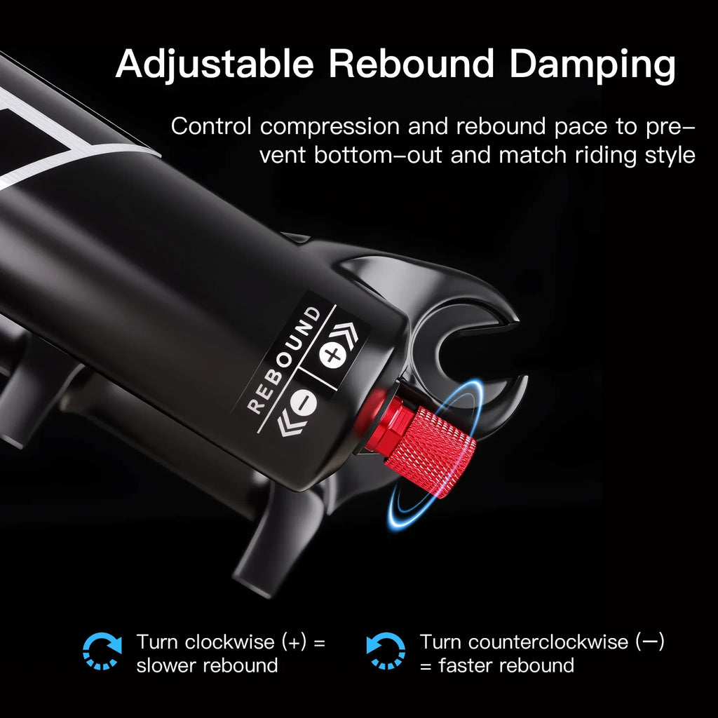 MTB Air Suspension Fork 27.5/29 Inch — 120/140 mm Travel, 34 mm Magnesium Alloy Straight Steerer