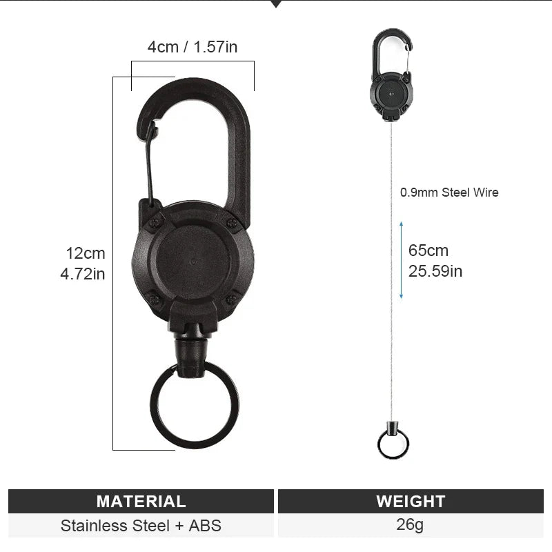 Stainless Steel Fishing Scissors Keychain – Blunt Tip Serrated Blade, 9.5 x 6.27 cm (3.74 x 2.47 in)