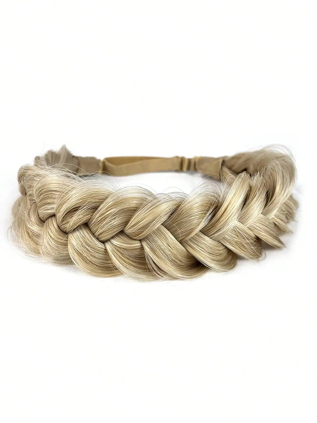 1pcs Hand Knit Braid Hair Twist Headband Synthetic Braids Elastic Adjustable Hairpiece Hair Accessories for Women Girls Festival