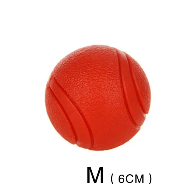 Indestructible TPR Dog Molar Ball – Bite-Resistant Interactive Training Toy, Sizes S–XL (1.8–2.8 in / 4.5–7 cm)