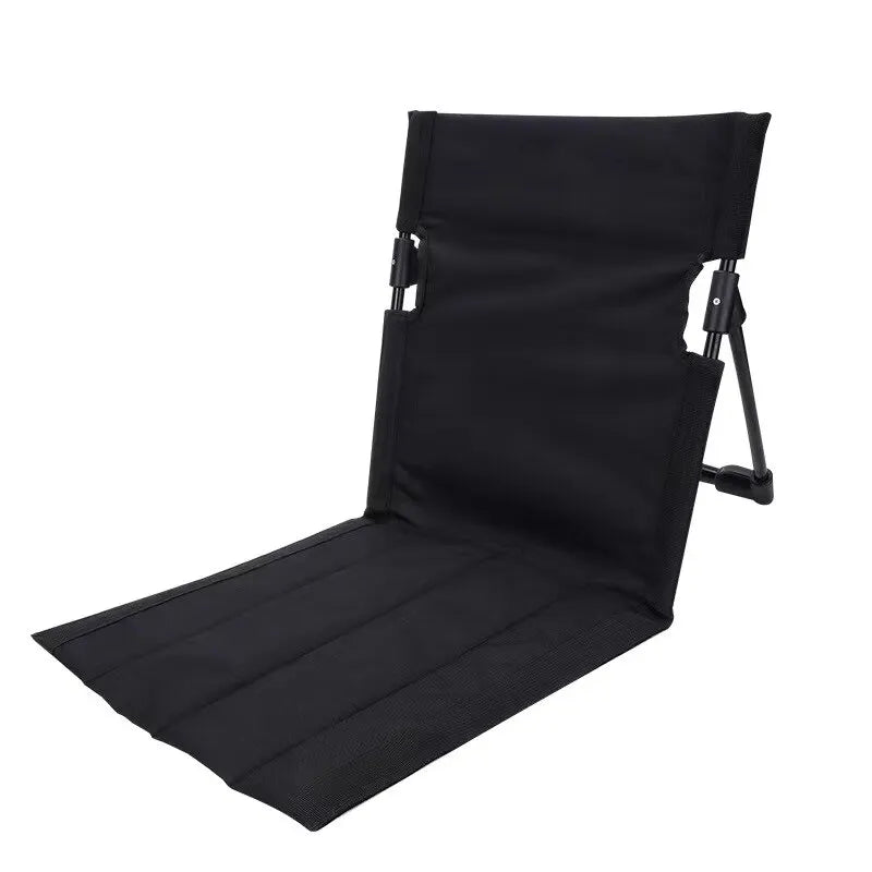 Portable Foldable Camping Backrest Cushion – Lightweight Ground Chair Support with Carry Bag, 51 x 24 cm (20.1 x 9.4 in)