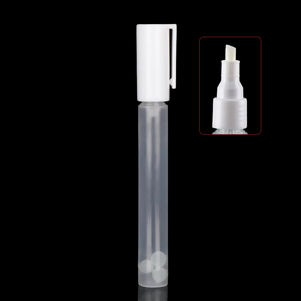 Refillable Transparent Empty Paint Pen Rod – Reusable Liquid Ink Marker Accessory for Graffiti & Chalk, Tip Sizes 0.7–50mm (0.03–1.97in)