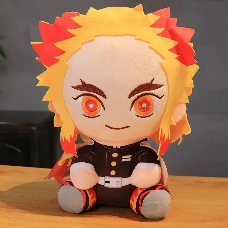 Demon Slayer 20cm (7.9 in) Plush Dolls - Anime Kimetsu No Yaiba Tanjirou Nezuko Zenitsu Kyojuro Soft Stuffed Toys for Kids & Collectors