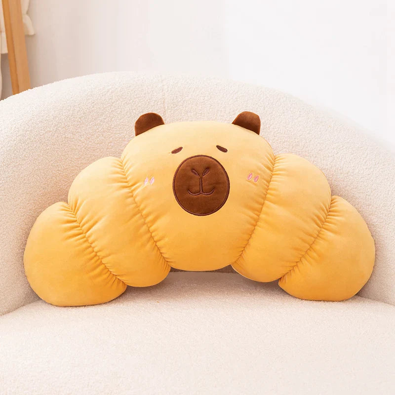 Cartoon Egg and Toast Plush Pillow Breakfast Stuffed Doll Cute Food Plush Gift