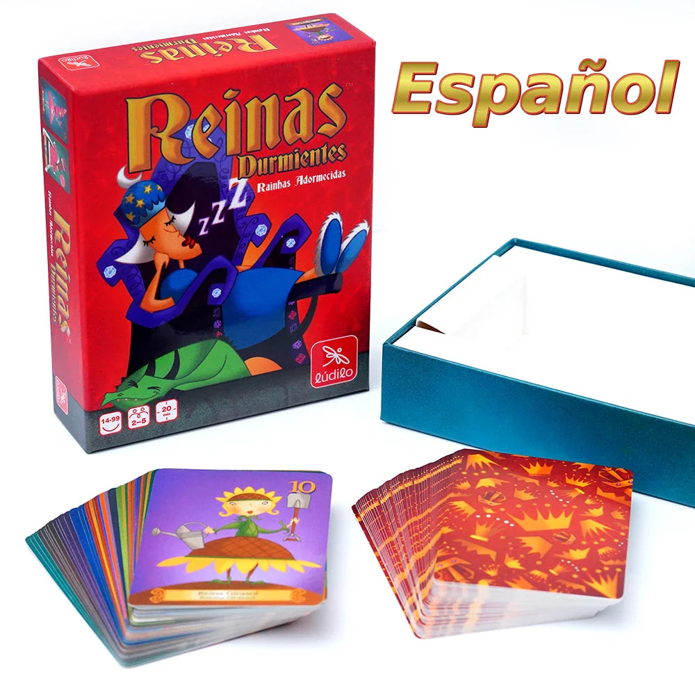 Spanish Card Game Bundle – Party & Family Games Set: Trio, Party Friends, The Imposter, Arre Unicorn, Black Stories, Unanimous, Sleeping Queens