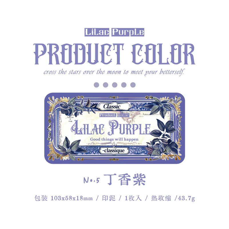 Retro Gothic Ink Pad for DIY Crafts & Scrapbooking – for Rubber and Wooden Stamps, Paper Stationery