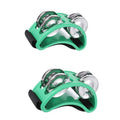 2-Pack Elliptical Hand & Foot Jingle Drum Tambourines – Kids Musical Percussion Instrument for Party & Music Education