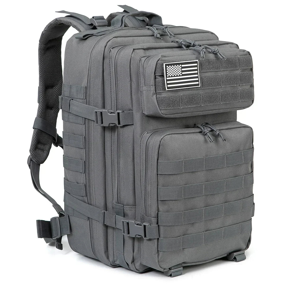 45L (2,746 cu in) Tactical Backpack — 3-Day Outdoor Hiking Camping Trekking Gym Bag for Men & Women