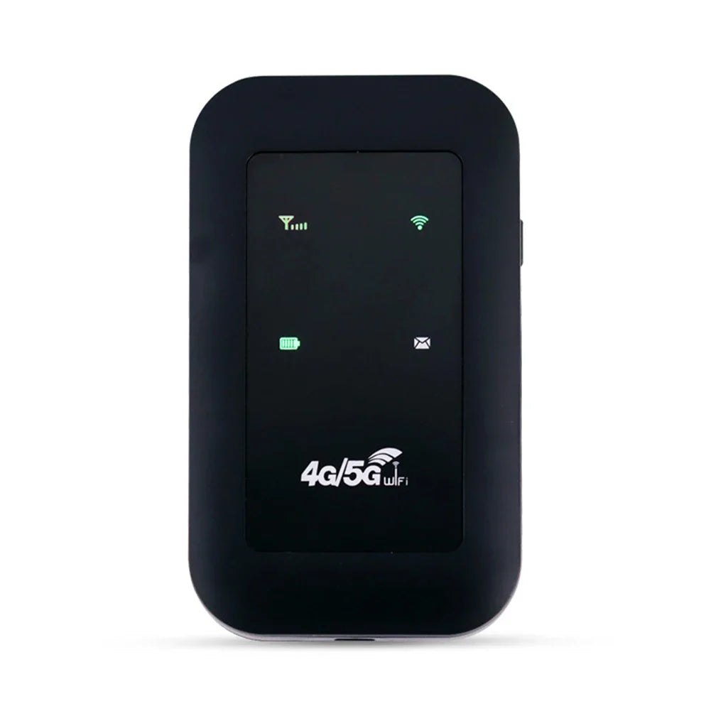 4G LTE Pocket Mobile WiFi Hotspot 150Mbps 2100mAh Portable SIM Slot Router for Travel & Car