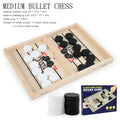 Wooden Bouncing Chess Tabletop Game – Parent-Child Interactive Toy