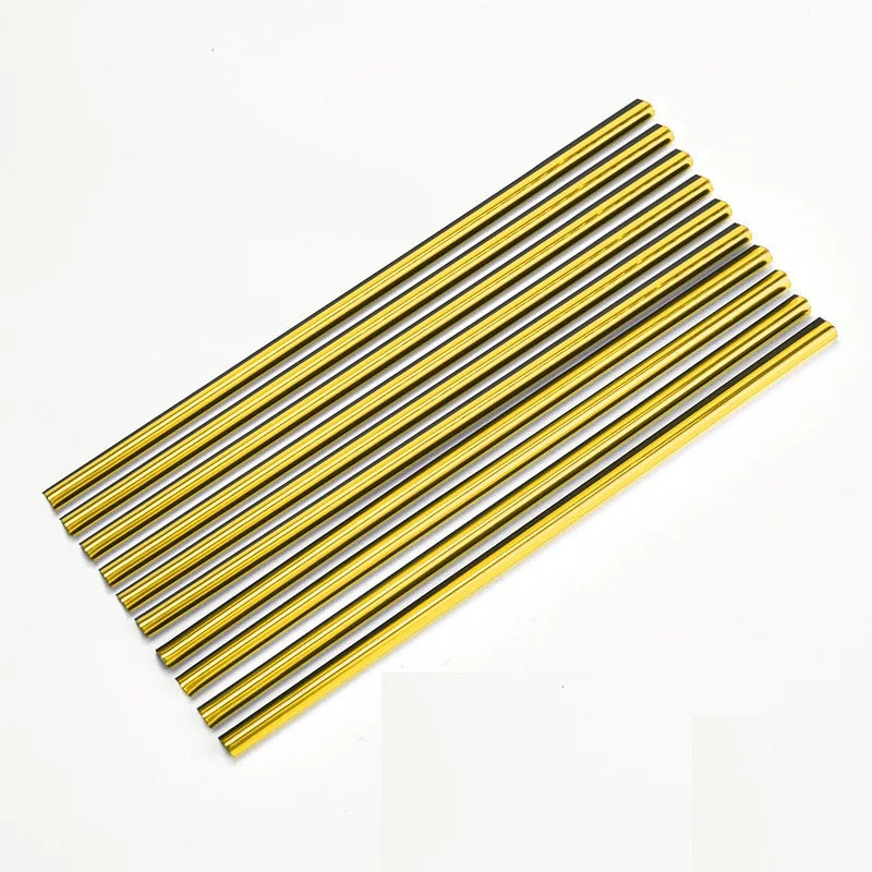 Universal 7.9 in (20 cm) U-Shaped Car Air Vent Trim Strips PVC Decorative Moulding 10-Pack