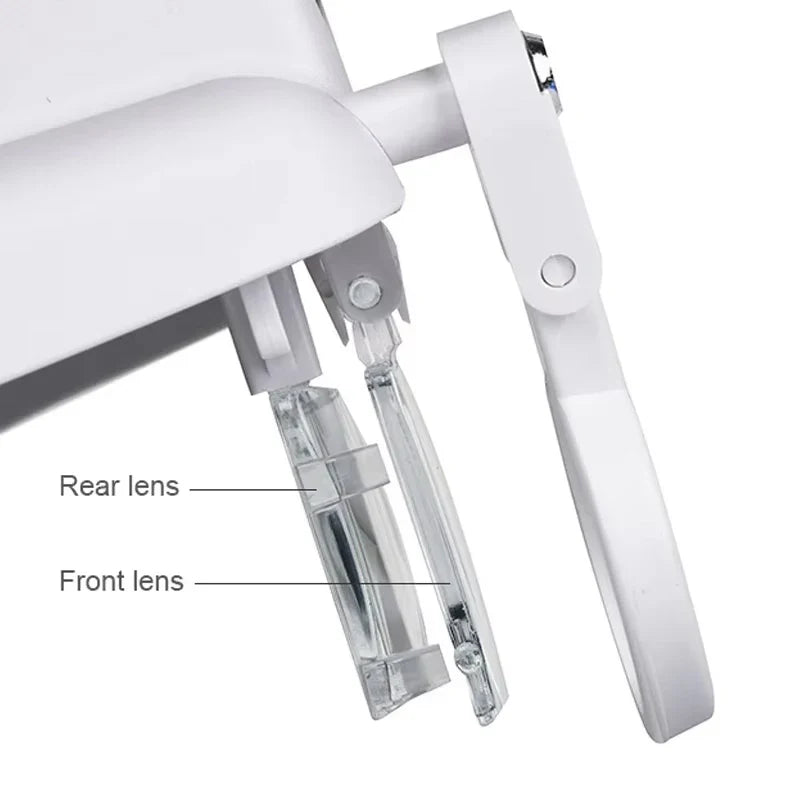 LED Headband Magnifier 1.5x/2x/2.5x/3x/3.5x/8x Hands-Free Magnifying Glasses for Jewelry, Watch & Electronic Repair