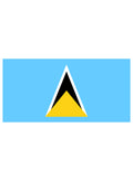 Saint Lucian Flag Kids T-Shirt