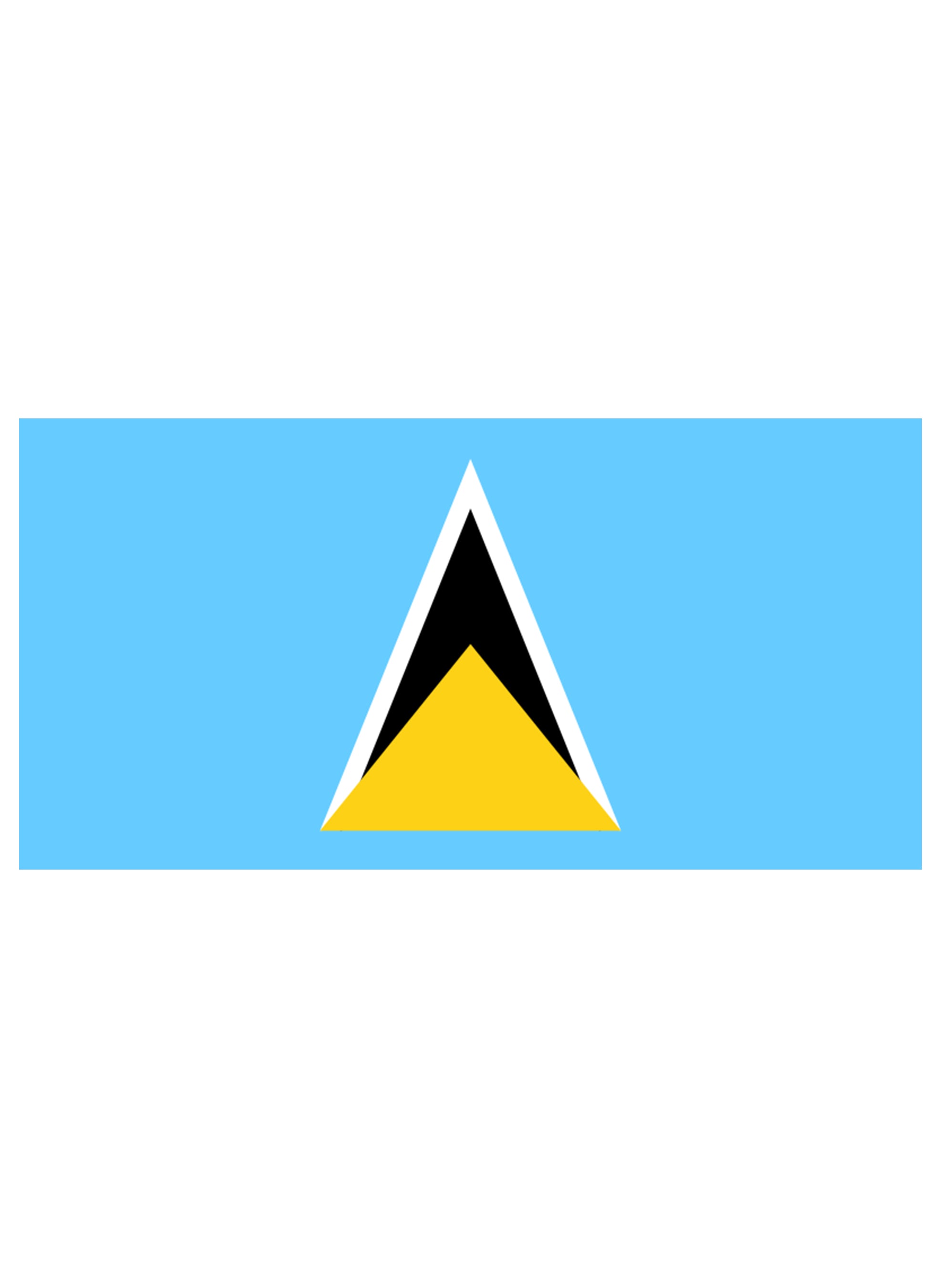 Saint Lucian Flag Kids T-Shirt