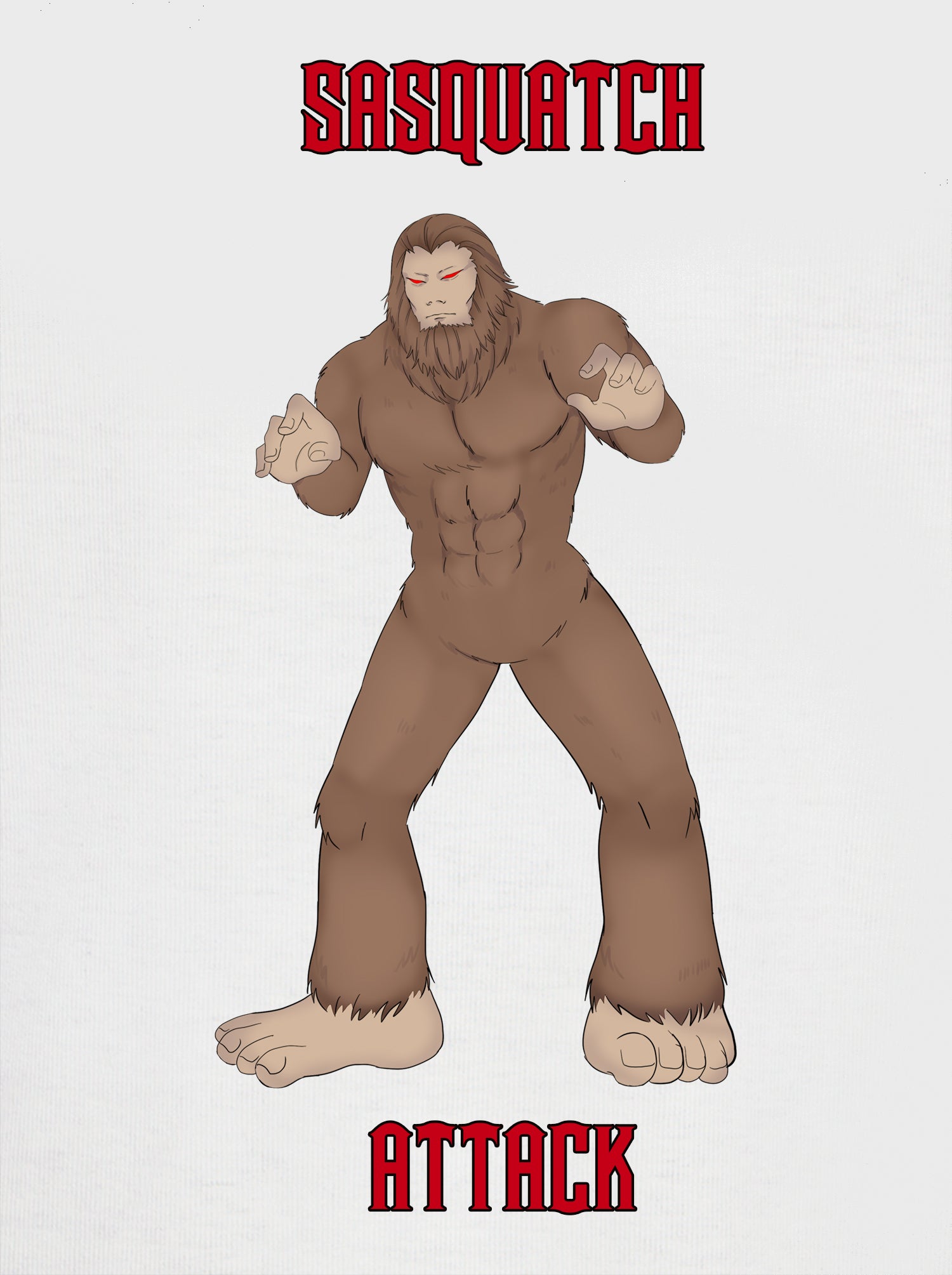 Sasquatch Attack Kids T-Shirt