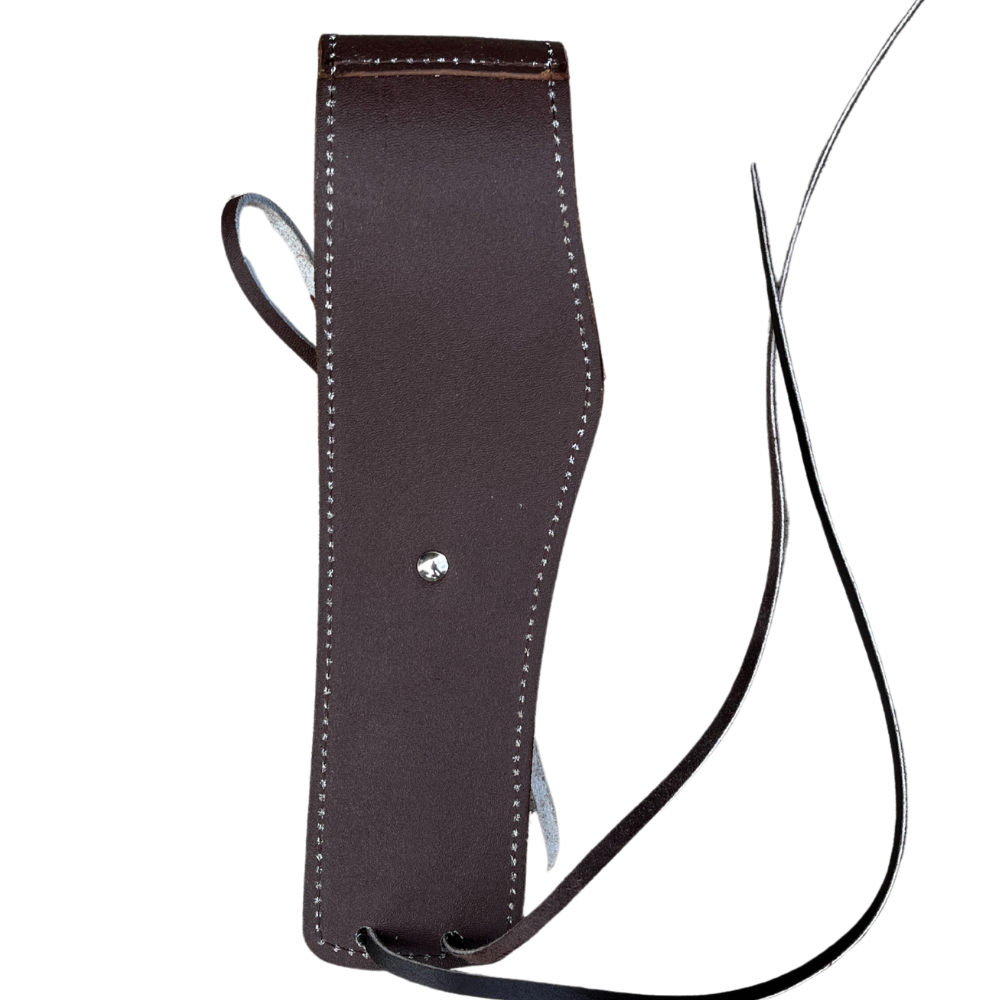 Hip Draw Western Holster | Real Cowhide - Grey
