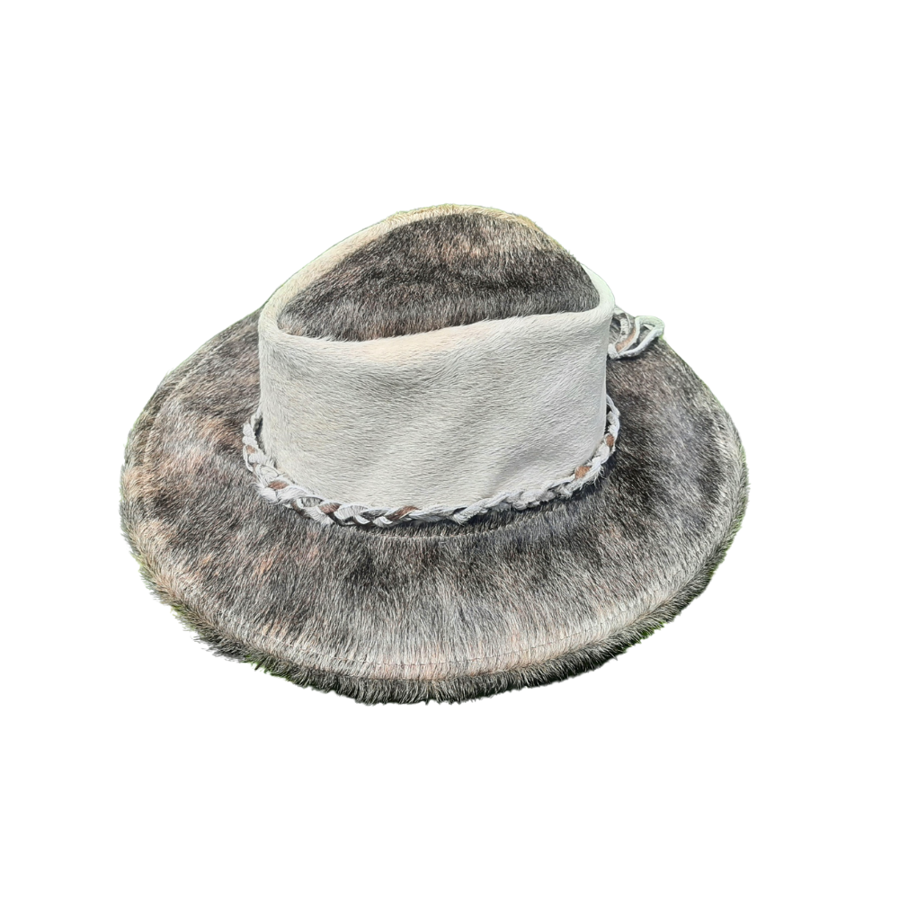 Flint Rancher Hat Fur-on Hide