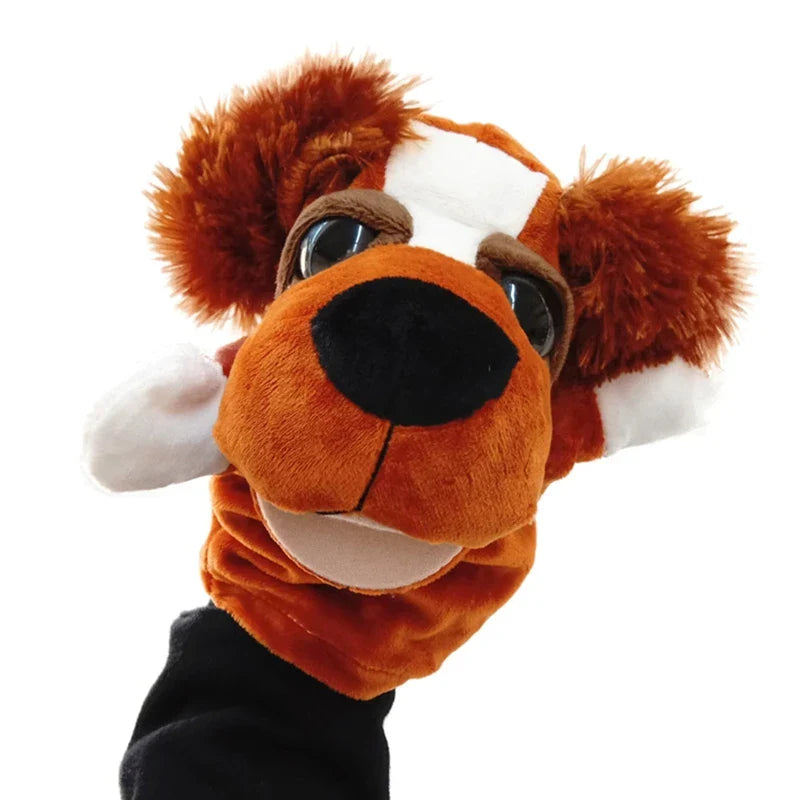 Cartoon Hand & Finger Plush Puppets — Soft Hand Puppet for Kids Party Favors & Family Fun