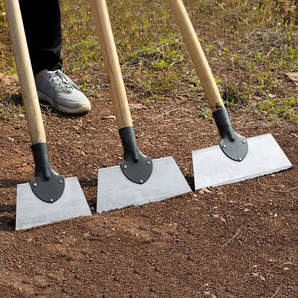 30cm (11.8in) Multifunctional Garden Shovel — Manganese Steel Weed, Deicing & Manure Scraper