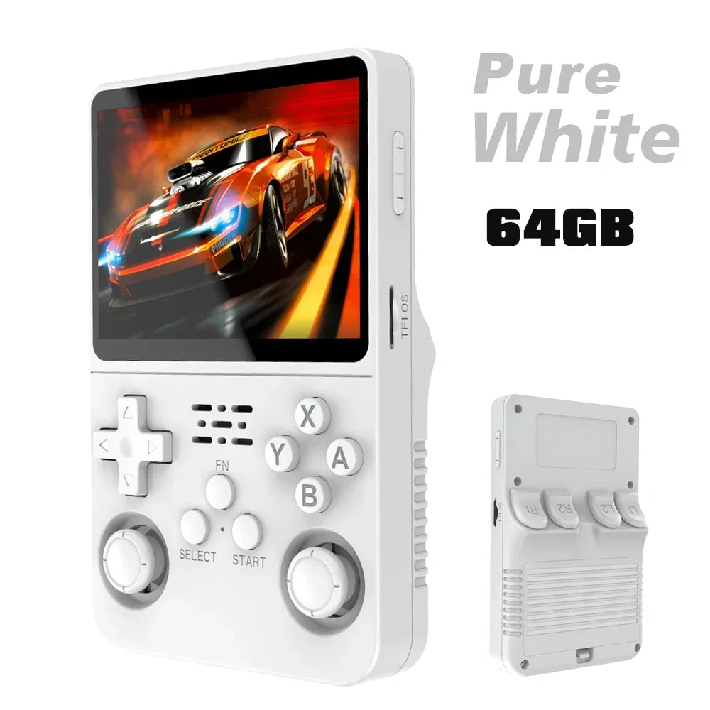 Retro Handheld Game Console 3.5-Inch (89 mm) IPS Screen Linux Pocket Player 64GB/128GB/256GB Expandable to 1TB