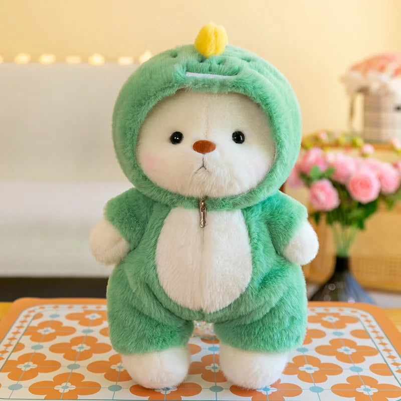 25/35cm (9.8/13.8 in) Anime Cosplay Joint Plushies Bear, Bunny, Duck, Shark and Pig Soft Stuffed Dolls for Girls