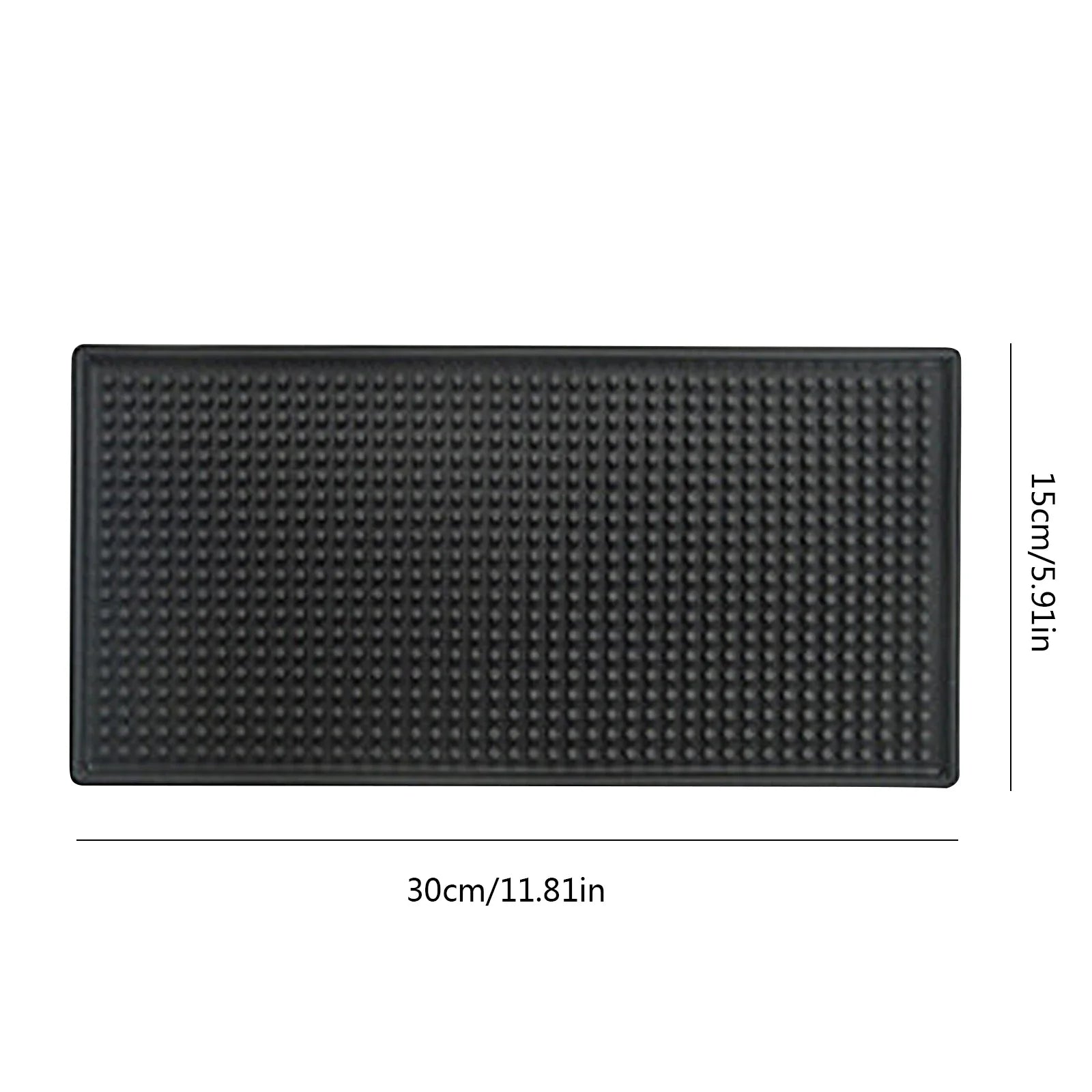 PVC Bar Mat Non-Slip Heat-Resistant Countertop Pad for Bar, Cafe & Home — 30×15 cm (11.8×5.9 in) & 30×45 cm (11.8×17.7 in)