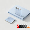 500,000 mAh Mini Power Bank Built-in 4 Cables 120W Fast Charging Portable External Battery for Android & iOS
