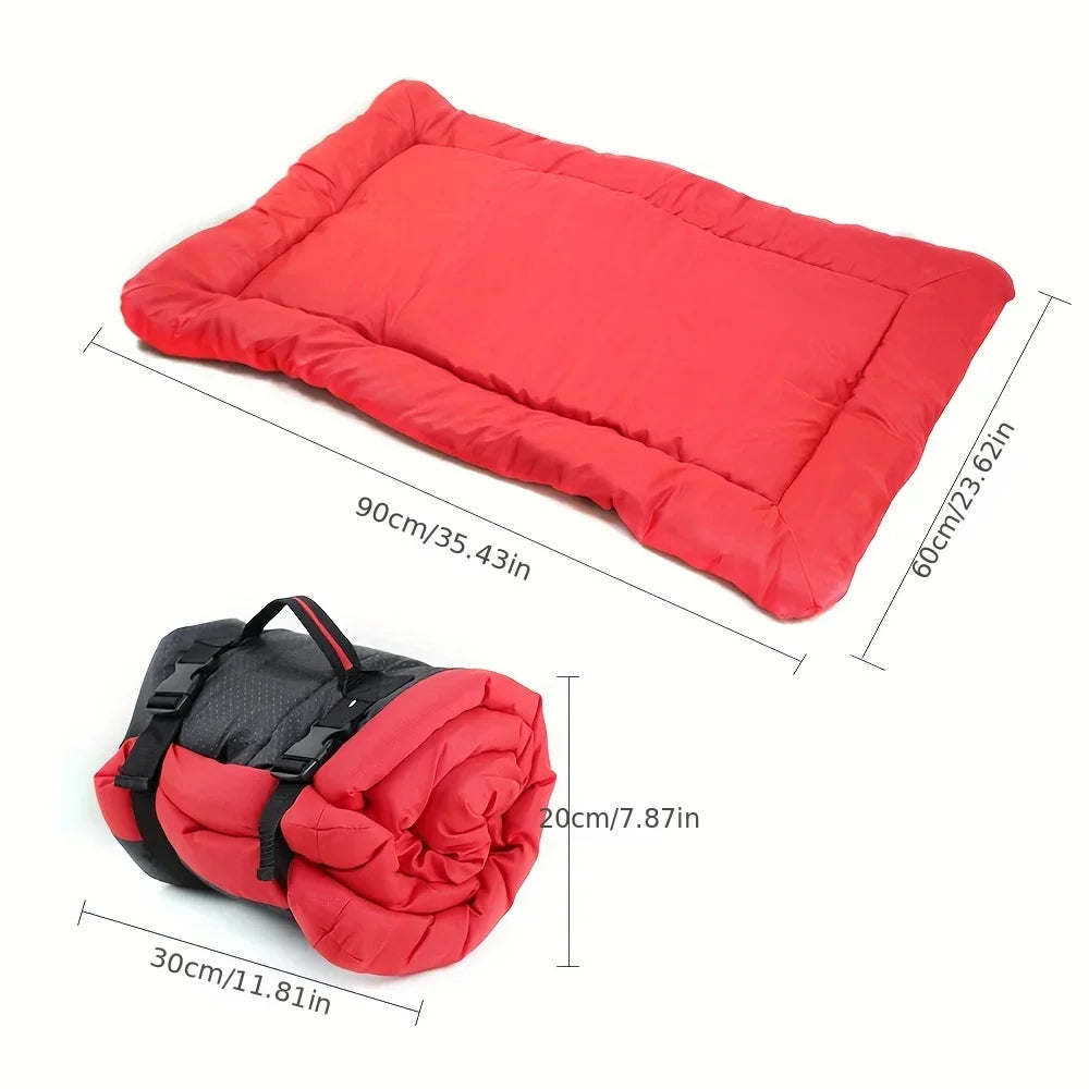 Waterproof Anti-Slip Washable Pet Bed Cushion Outdoor Dog Mat Non-Slip Bed Pad