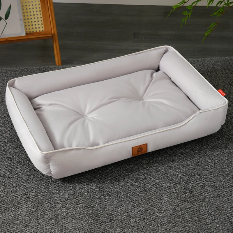 Waterproof 600D Oxford Dog Bed – Thick PP Cotton, Bite-Resistant Pet Mat for All Seasons