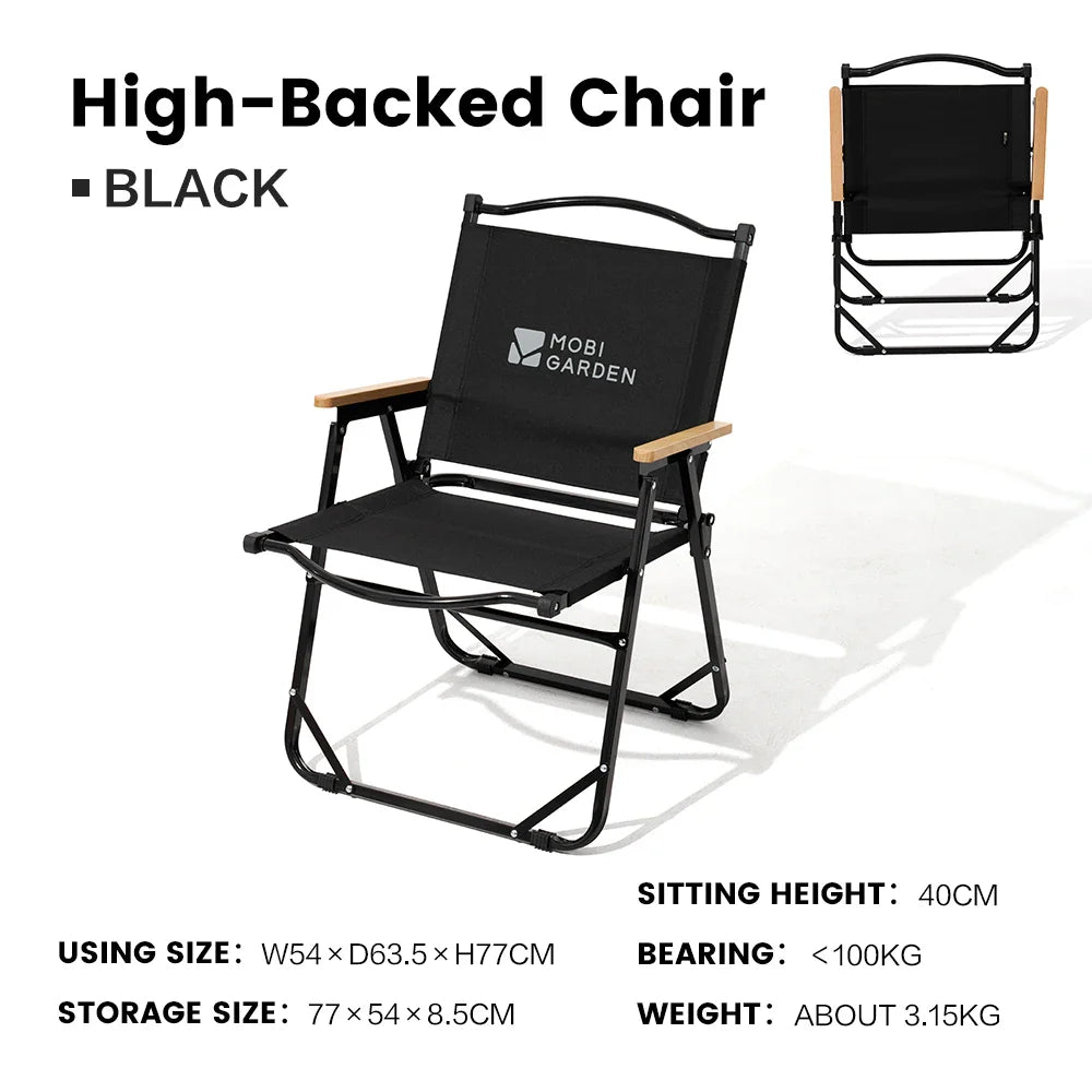 Folding Kermit Camping Chair – Portable Lightweight Carbon Steel Frame