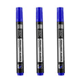 Permanent Fine Tip Marker Pens 1.5mm Waterproof Ink - 3/6 Pack Black Blue Red